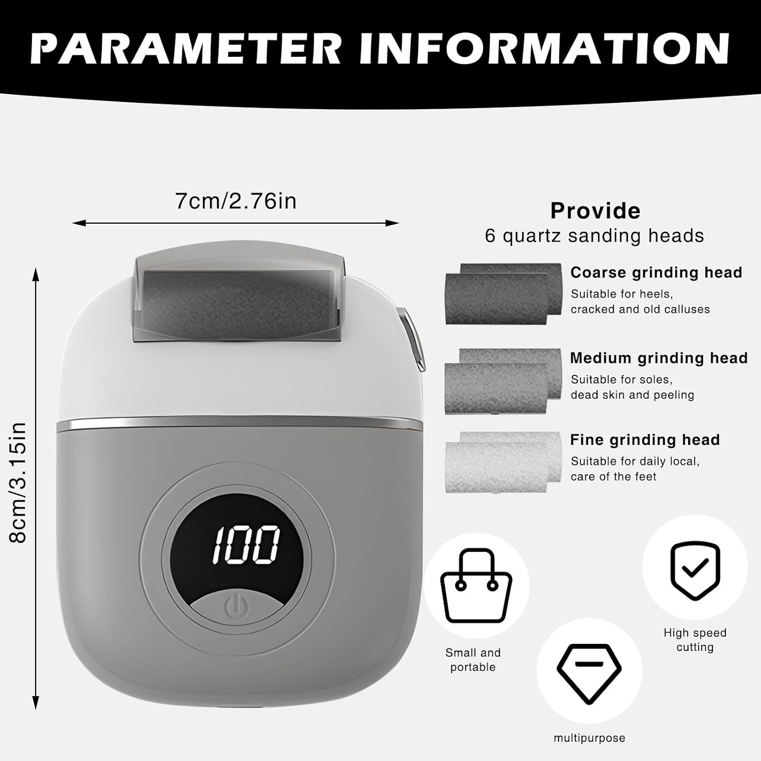 Xumann SmoothStep Electric Callus Remover