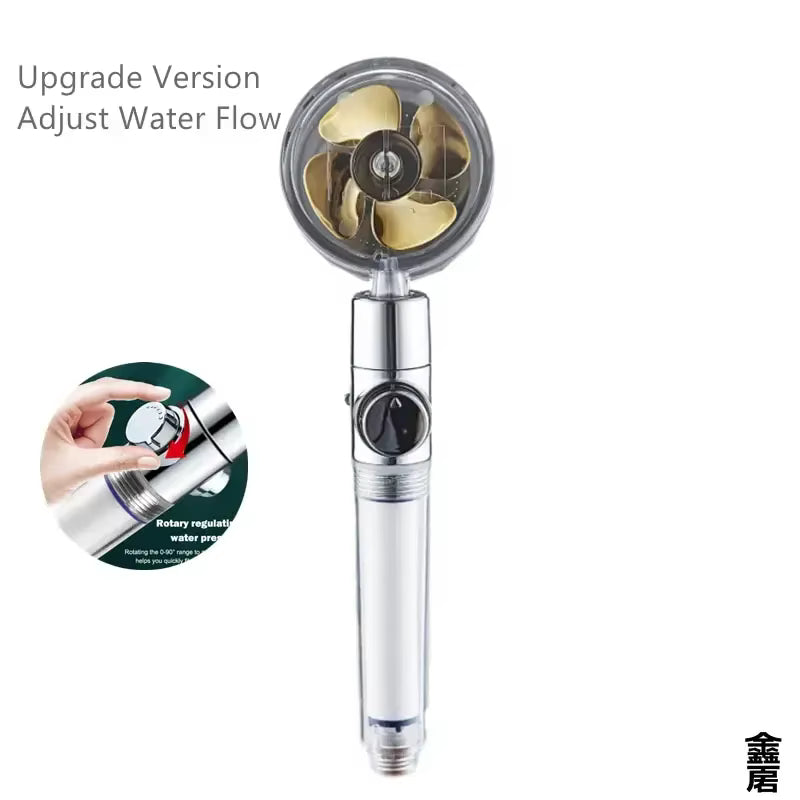 Luxury gold shower head