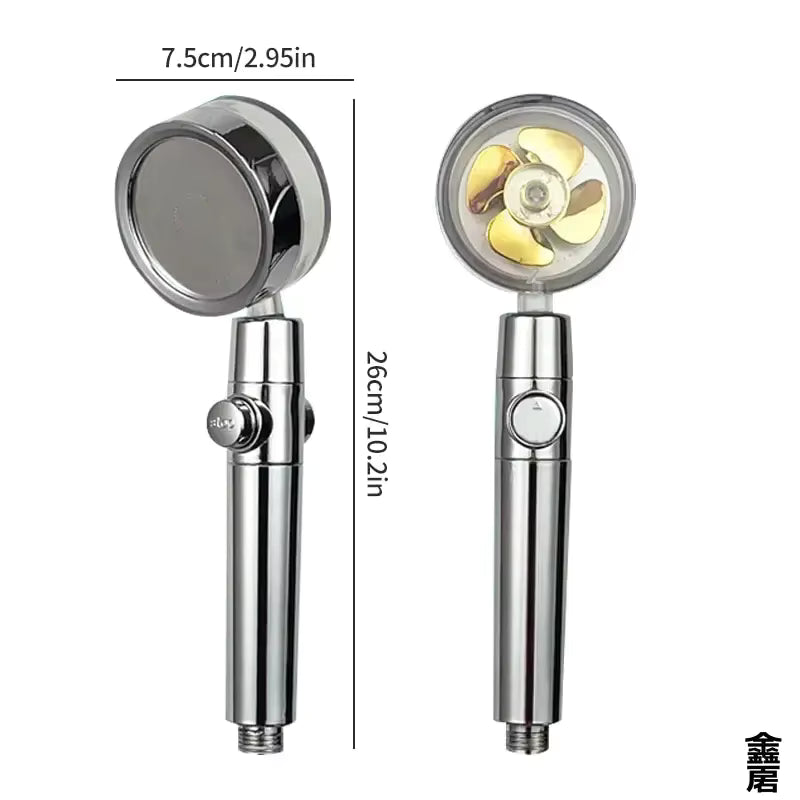 Luxury gold shower head